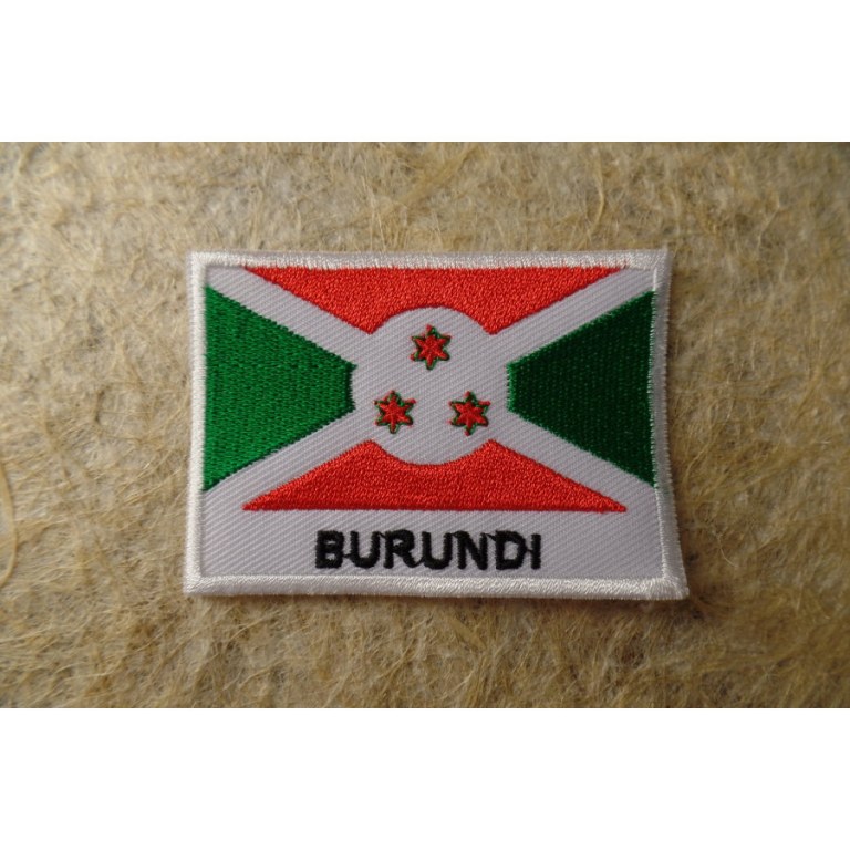 Ecusson drapeau Burundi
