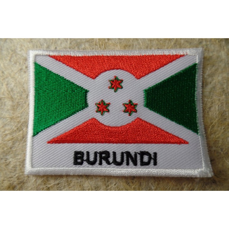 Ecusson drapeau Burundi