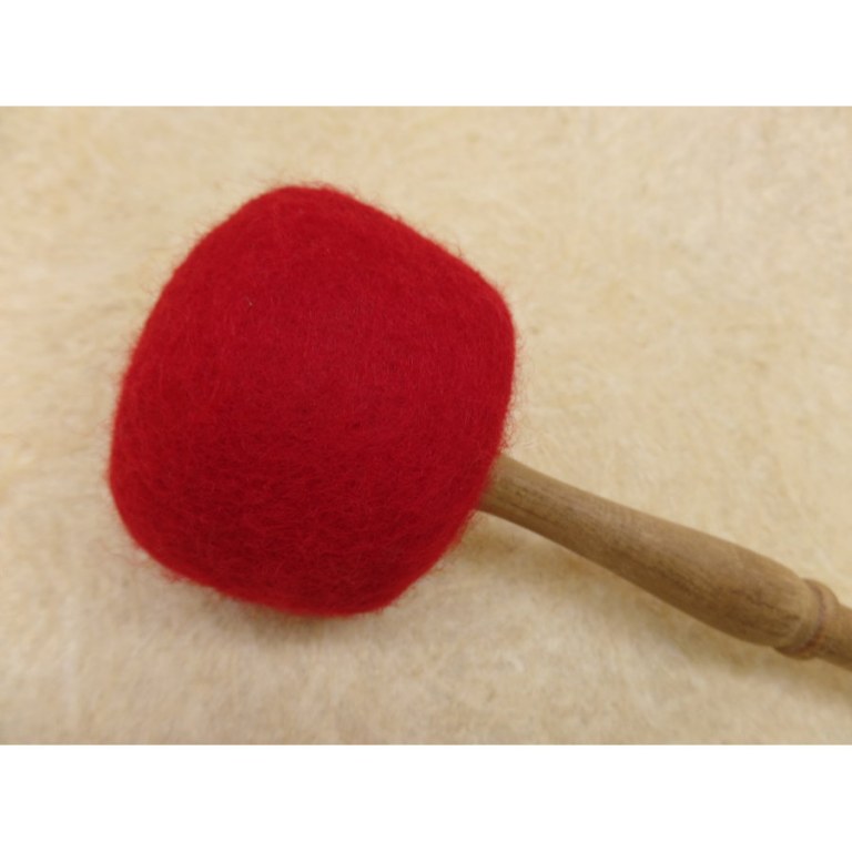 Bâton bois/feutre pour bol chantant ou gong