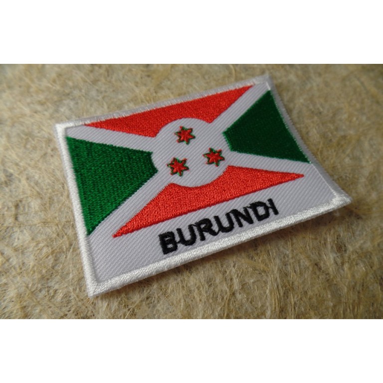 Ecusson drapeau Burundi