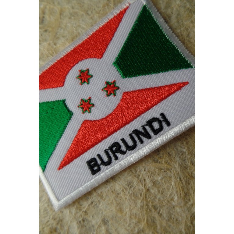 Ecusson drapeau Burundi