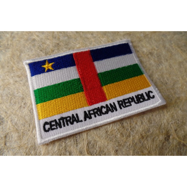 Ecusson drapeau Centrafrique