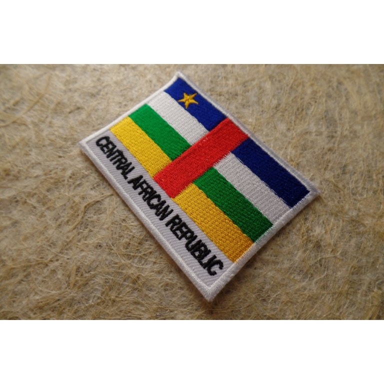 Ecusson drapeau Centrafrique