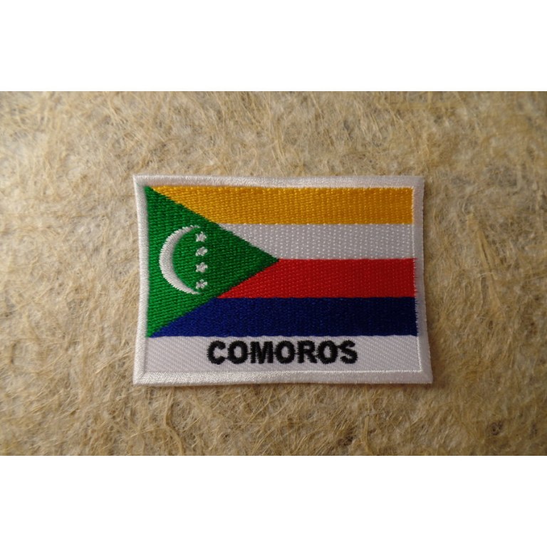 Ecusson drapeau Comores