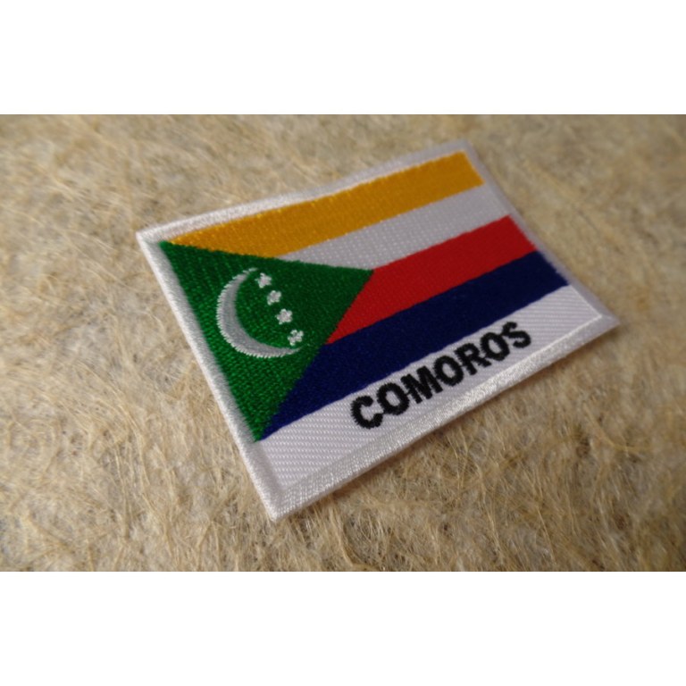 Ecusson drapeau Comores