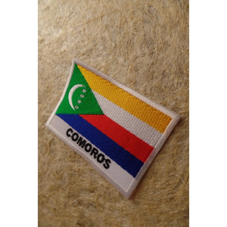 Ecusson drapeau Comores