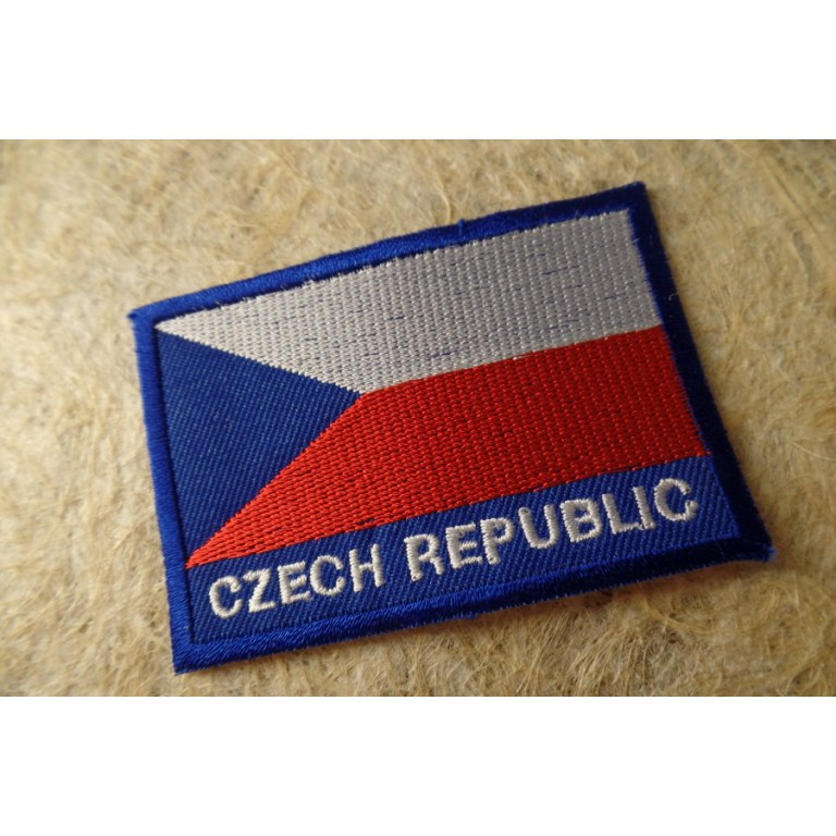 Ecusson drapeau République Tchèque