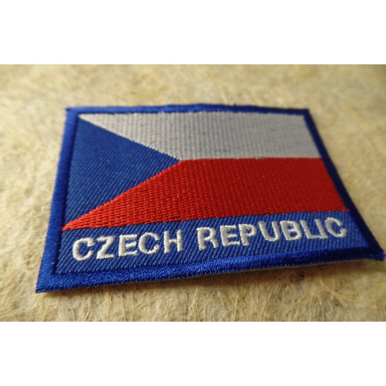 Ecusson drapeau République Tchèque