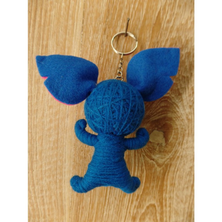 Porte-clés bleu big Stitch