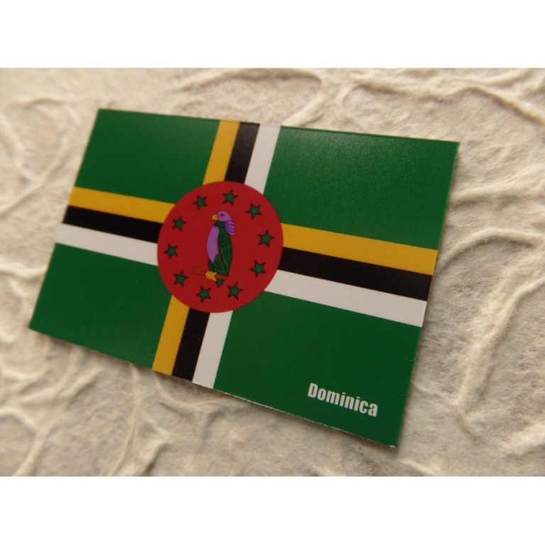 Aimant drapeau Dominique