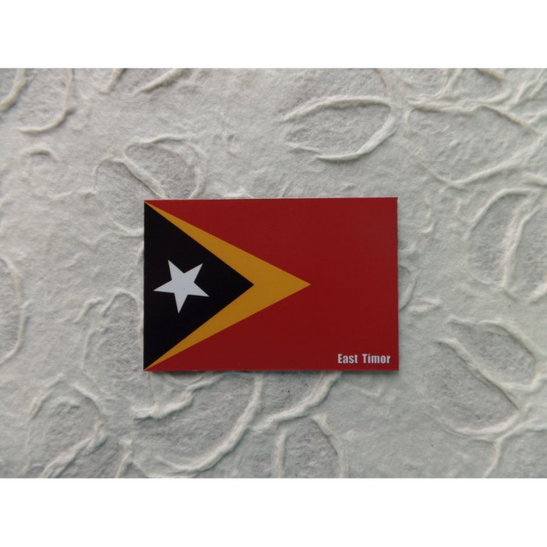 Aimant drapeau Timor oriental