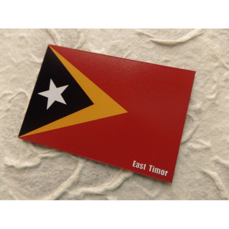 Aimant drapeau Timor oriental