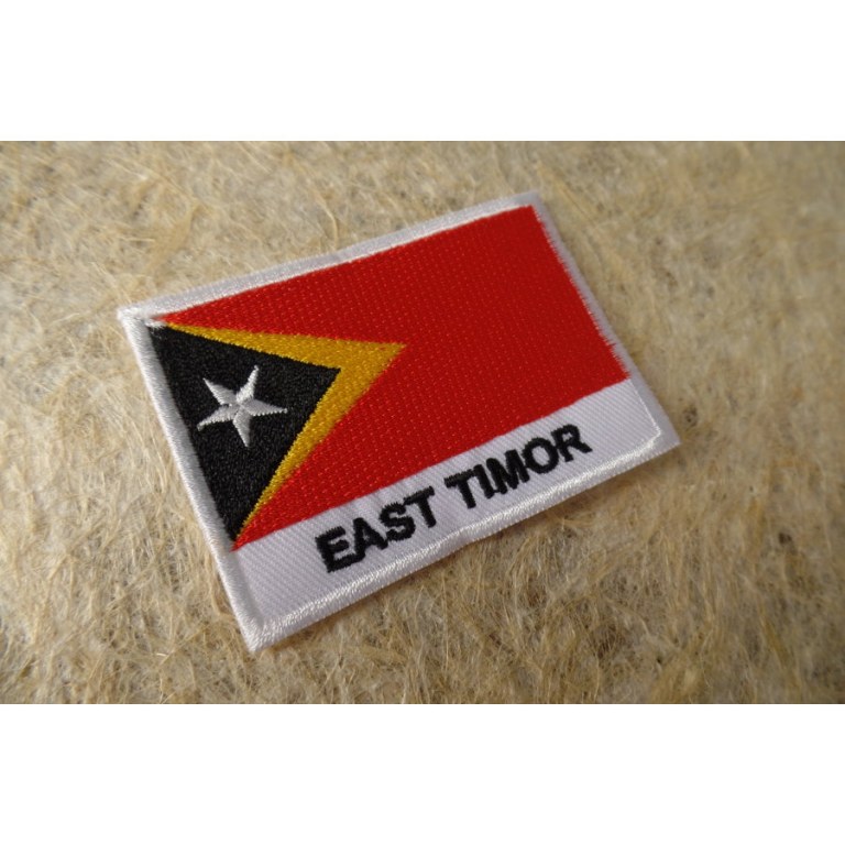 Ecusson drapeau Timor oriental