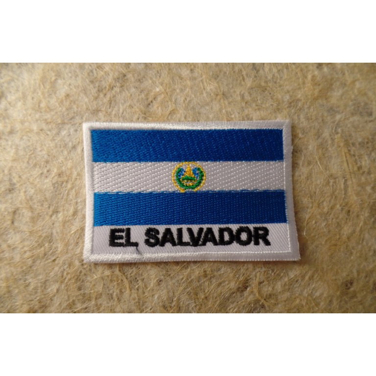 Ecusson drapeau Salvador