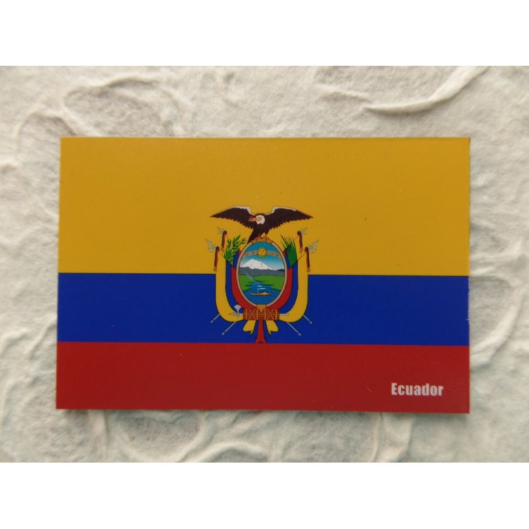 Aimant drapeau Equateur