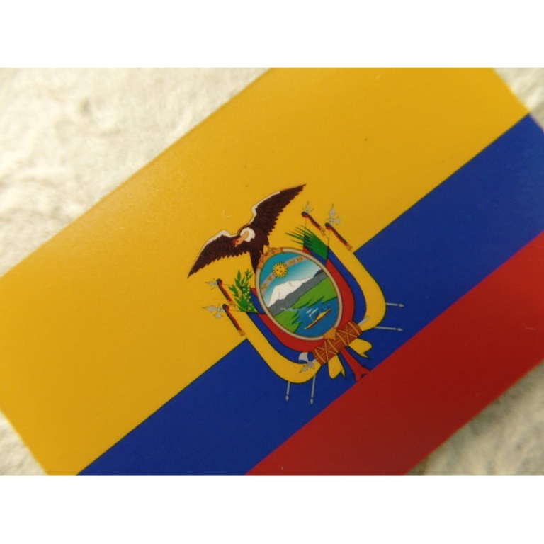 Aimant drapeau Equateur