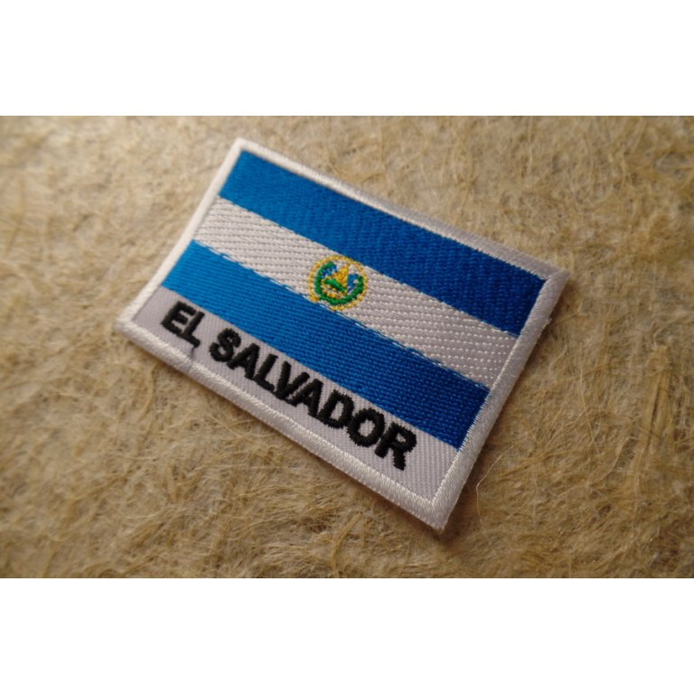 Ecusson drapeau Salvador