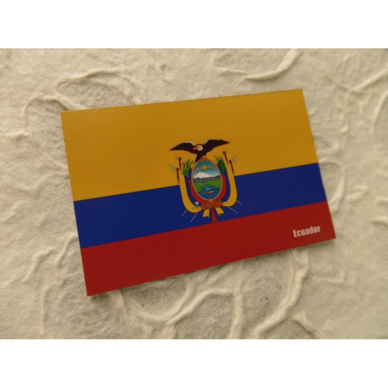 Aimant drapeau Equateur