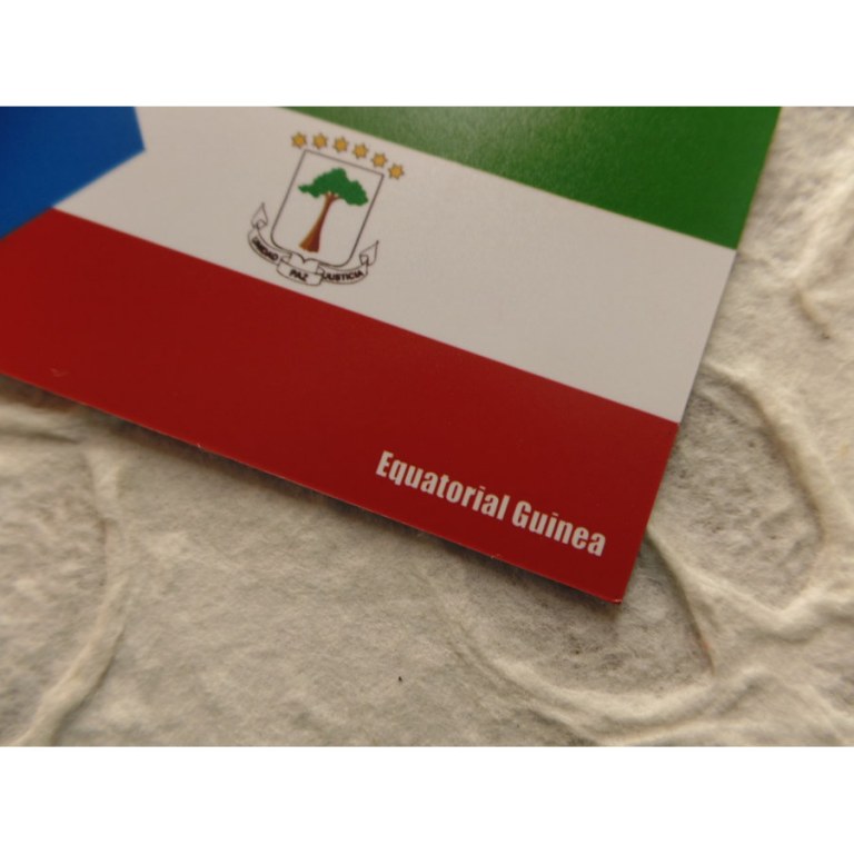 Aimant drapeau Guinée équatoriale