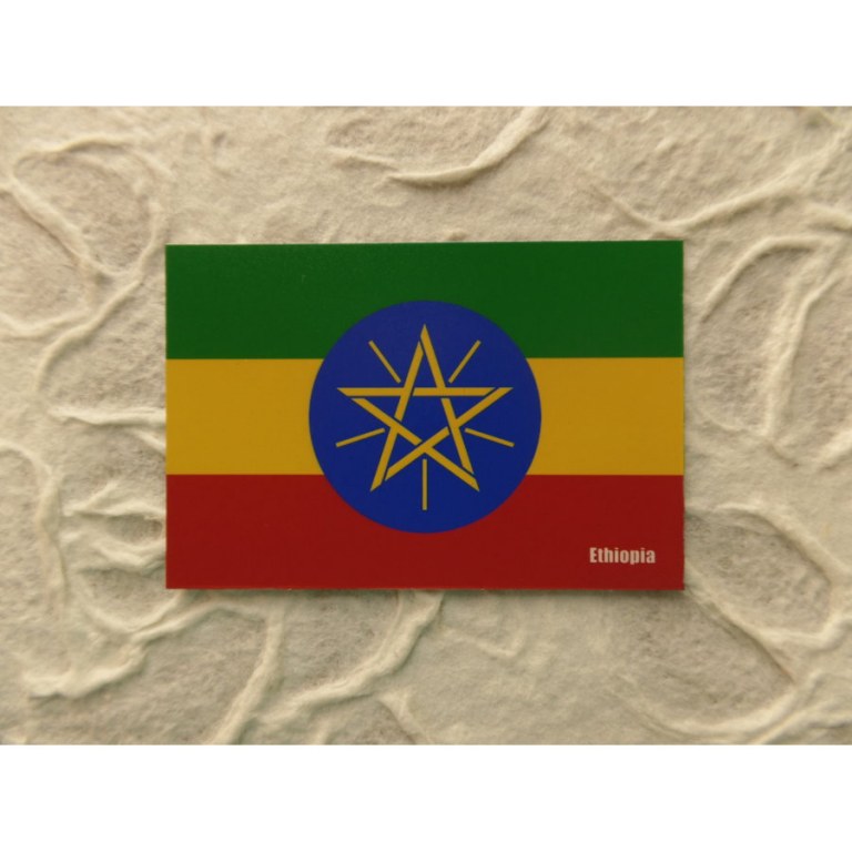 Aimant drapeau Ethiopie