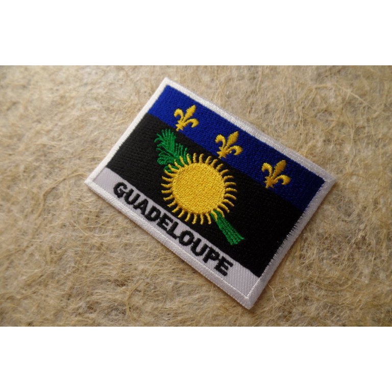 Ecusson drapeau Guadeloupe