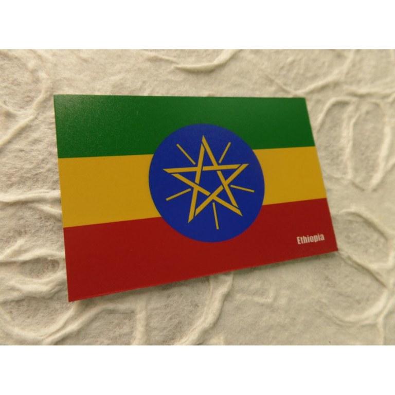 Aimant drapeau Ethiopie