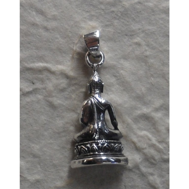 Pendentif Bouddha sur son trône de lotus