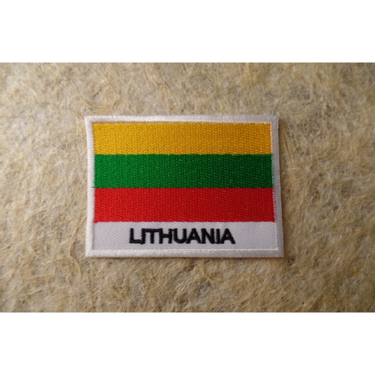 Ecusson drapeau Lituanie