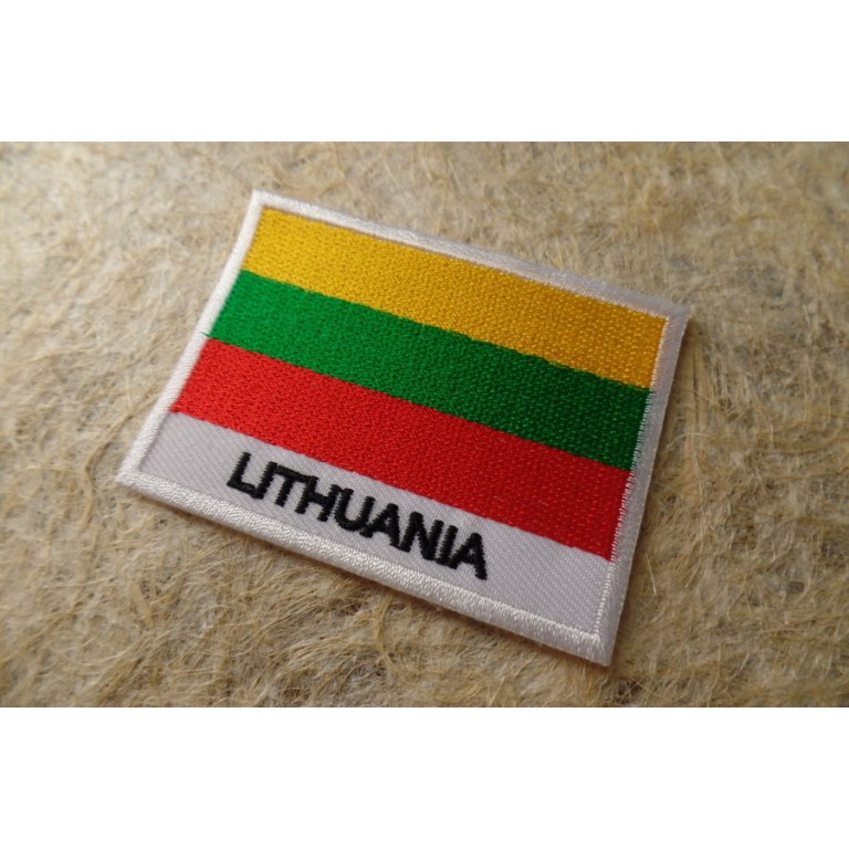 Ecusson drapeau Lituanie