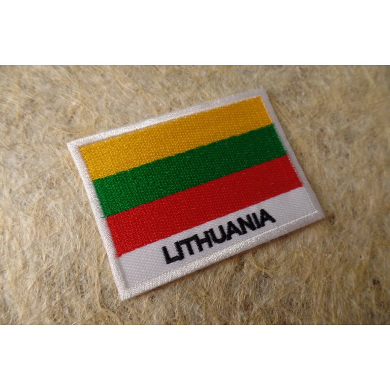 Ecusson drapeau Lituanie