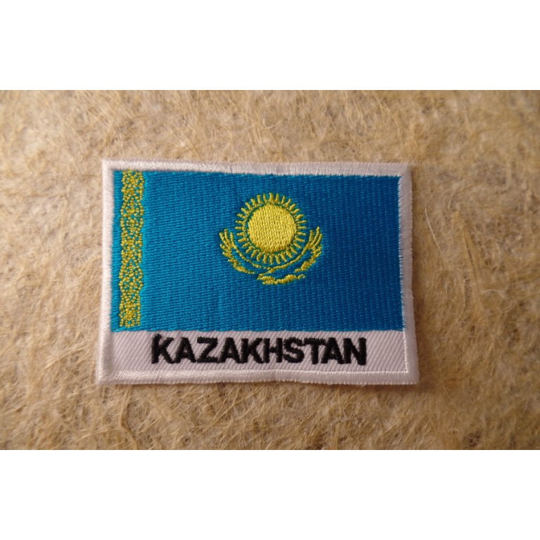 Ecusson drapeau Kazakhstan