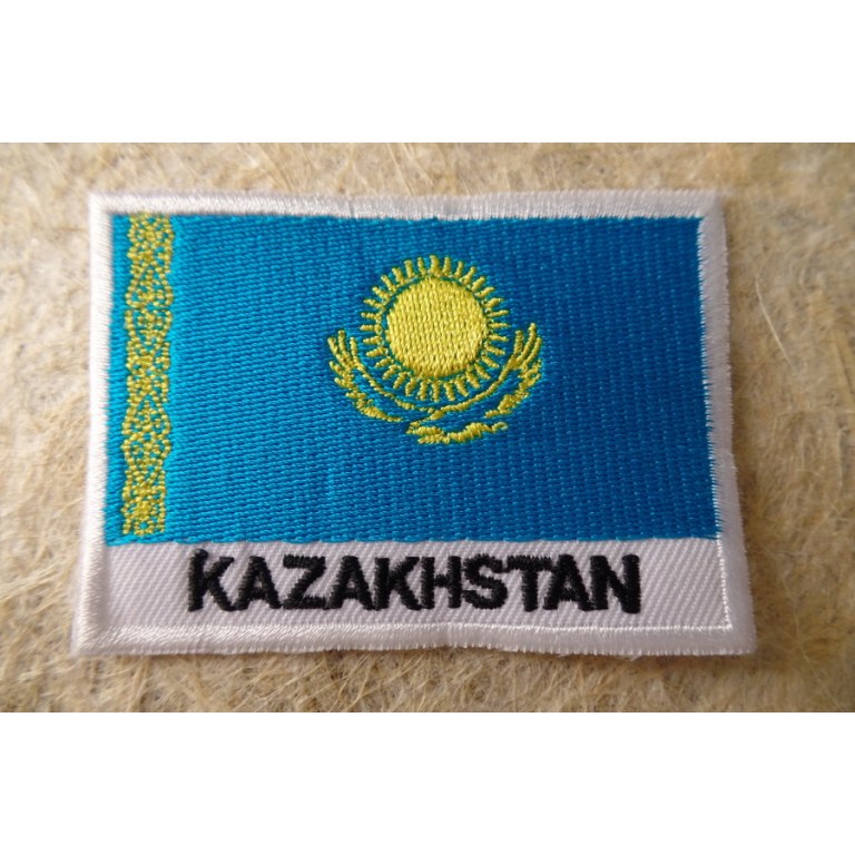 Ecusson drapeau Kazakhstan