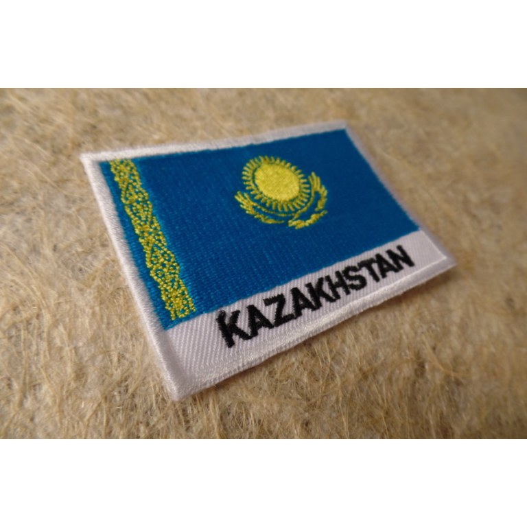 Ecusson drapeau Kazakhstan