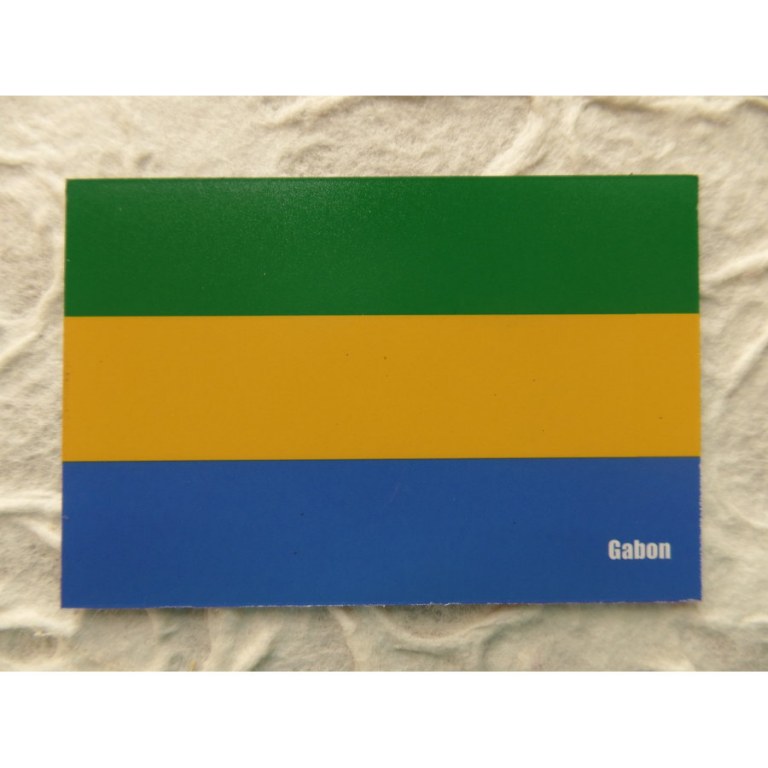 Aimant drapeau Gabon
