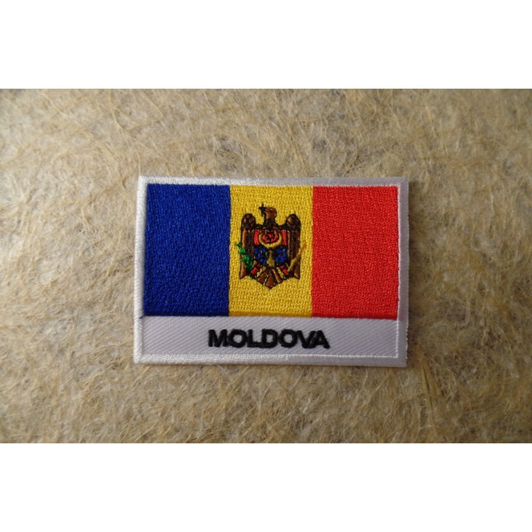 Ecusson drapeau Moldavie