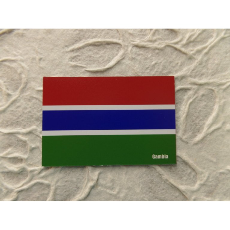 Aimant drapeau Gambie