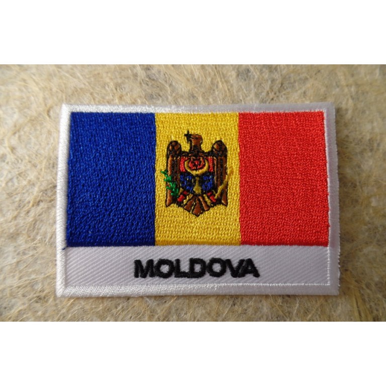 Ecusson drapeau Moldavie