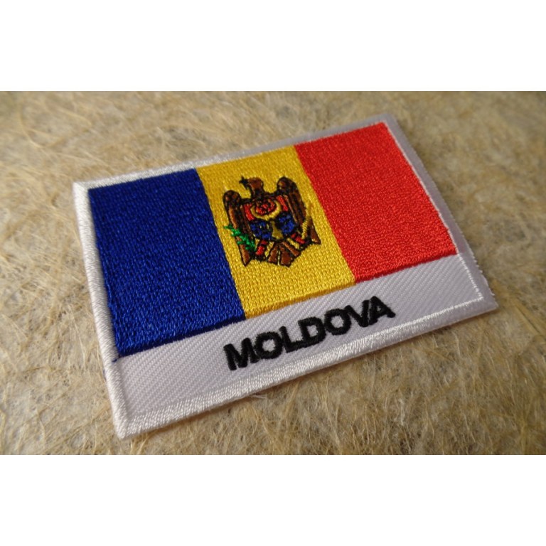 Ecusson drapeau Moldavie