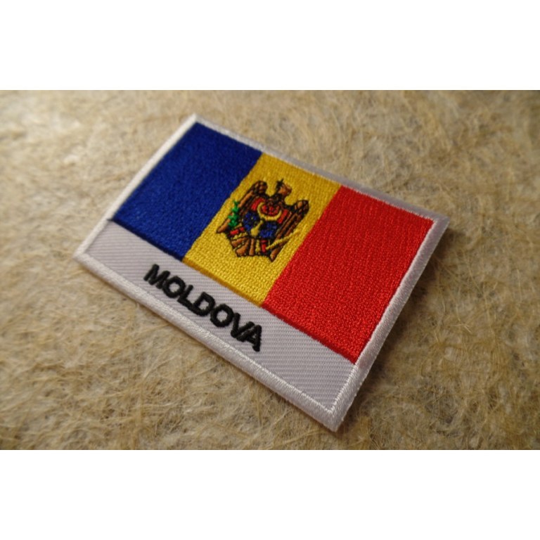 Ecusson drapeau Moldavie