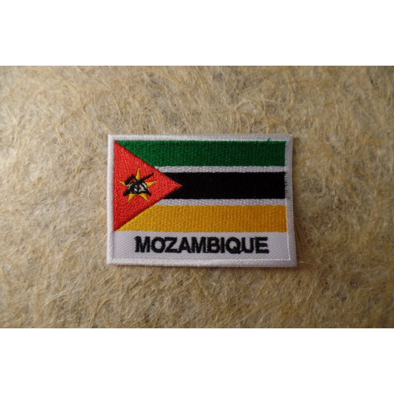 Ecusson drapeau Mozambique