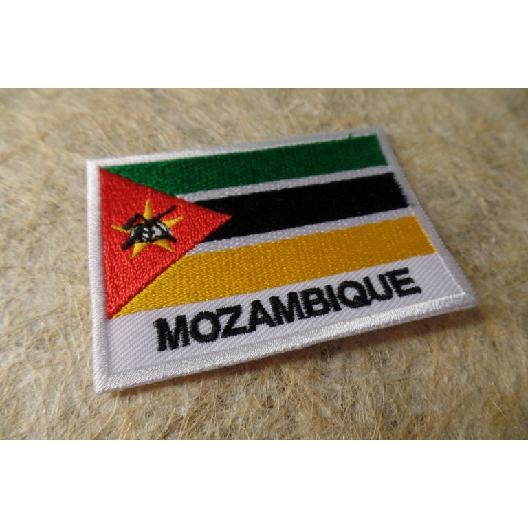 Ecusson drapeau Mozambique