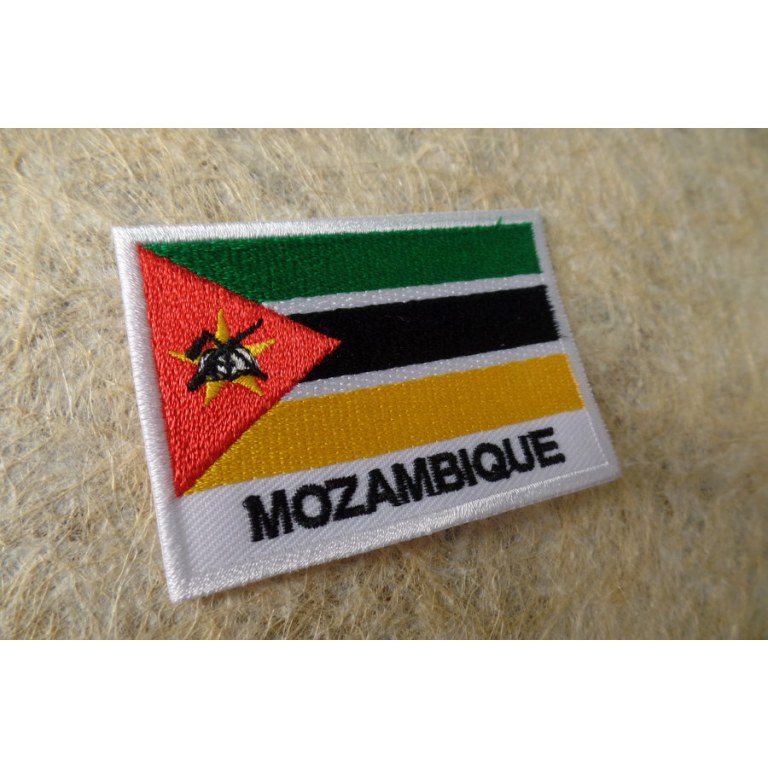 Ecusson drapeau Mozambique