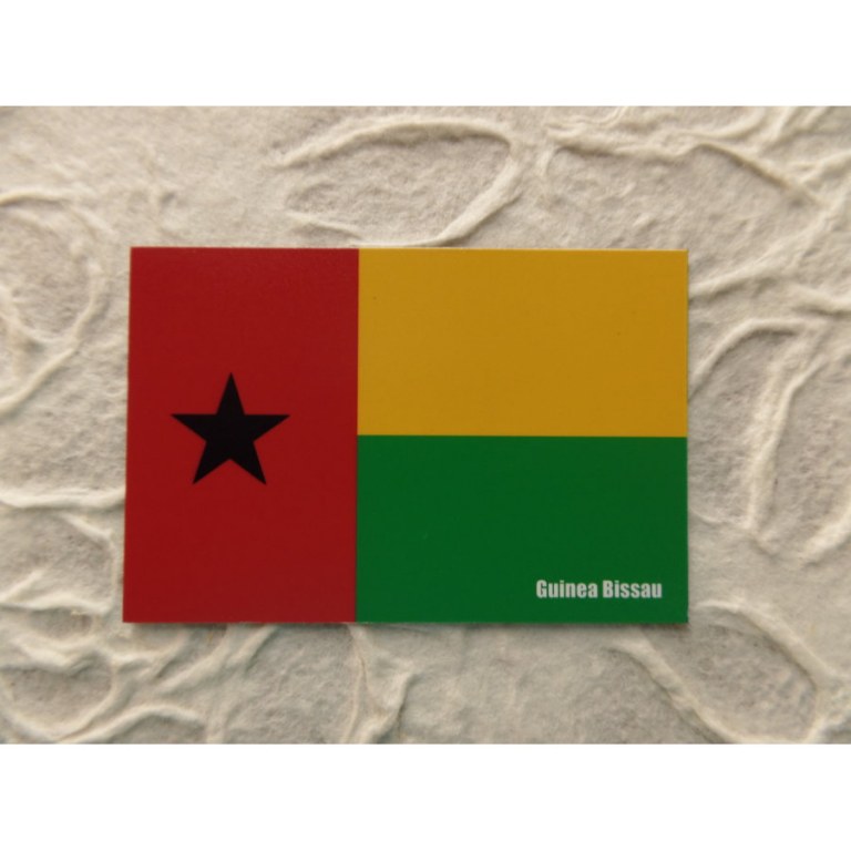 Aimant drapeau Guinée Bissau
