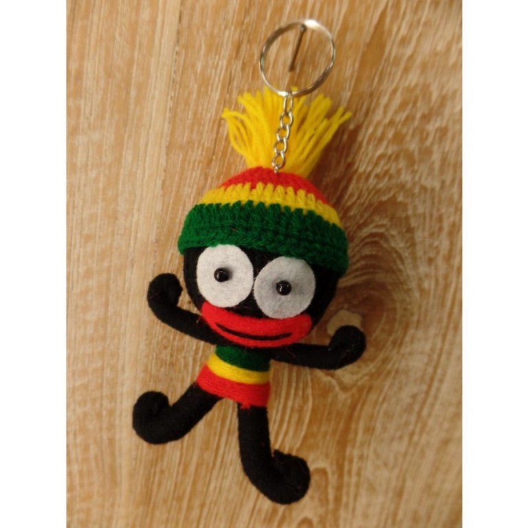 Porte clés big rasta au bonnet