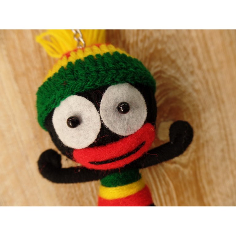 Porte clés big rasta au bonnet