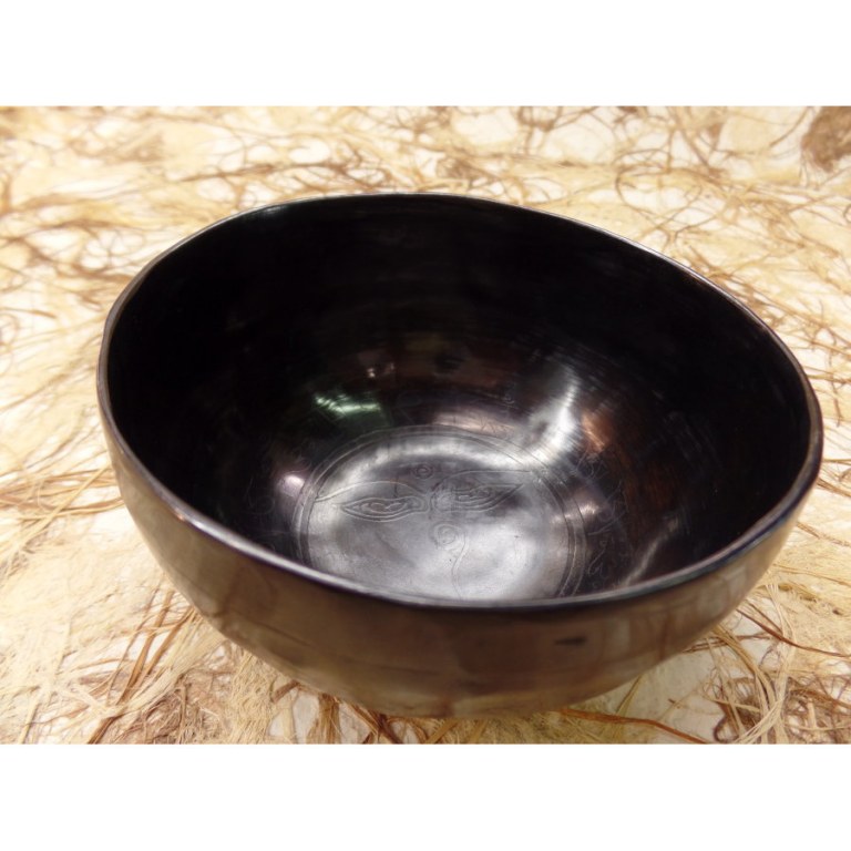 Bol tibétain Bouddha eyes