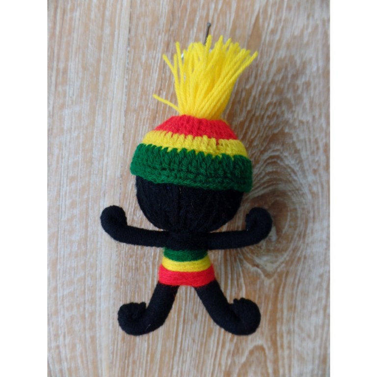 Porte clés big rasta au bonnet