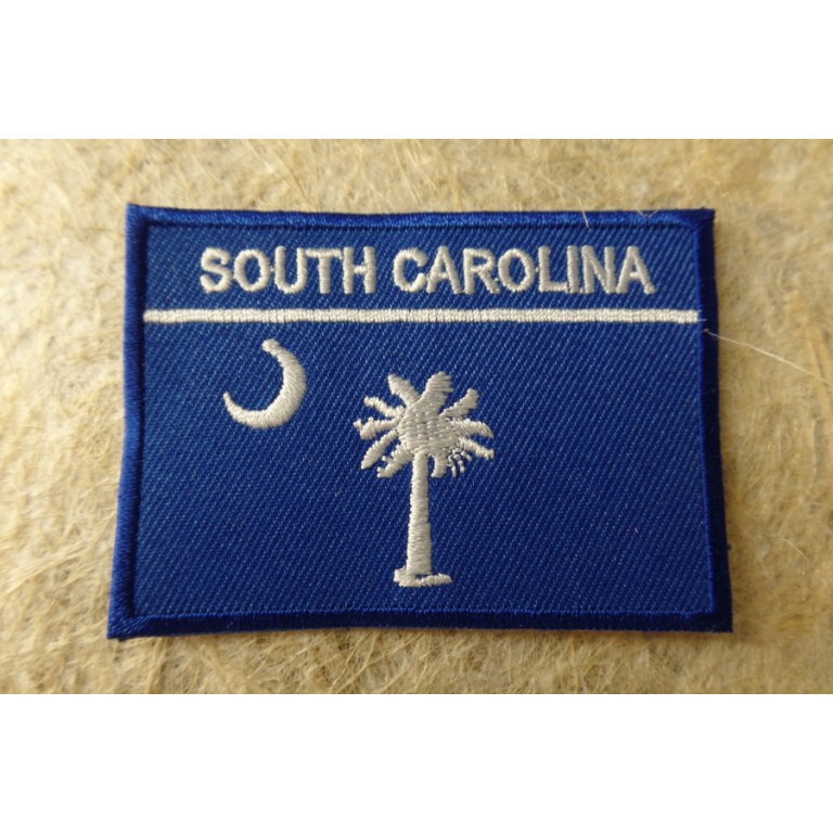 Ecusson drapeau Caroline du sud