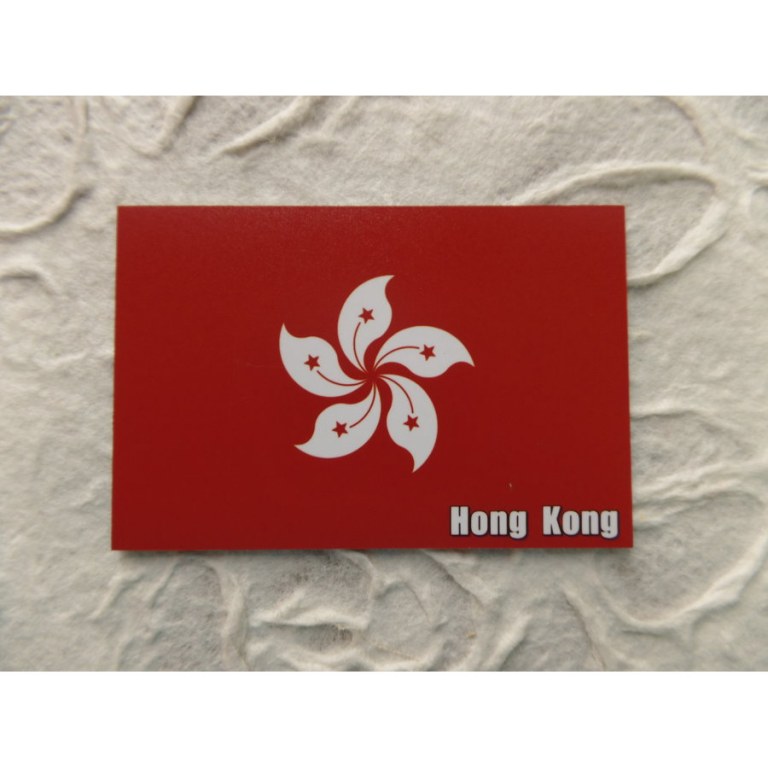 Aimant drapeau Hong Kong