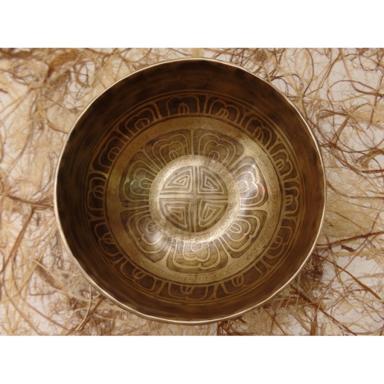 Bol tibétain Bouddha eye
